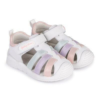 Sandália Barefoot Baby Free Tiras Colorida - Chetto