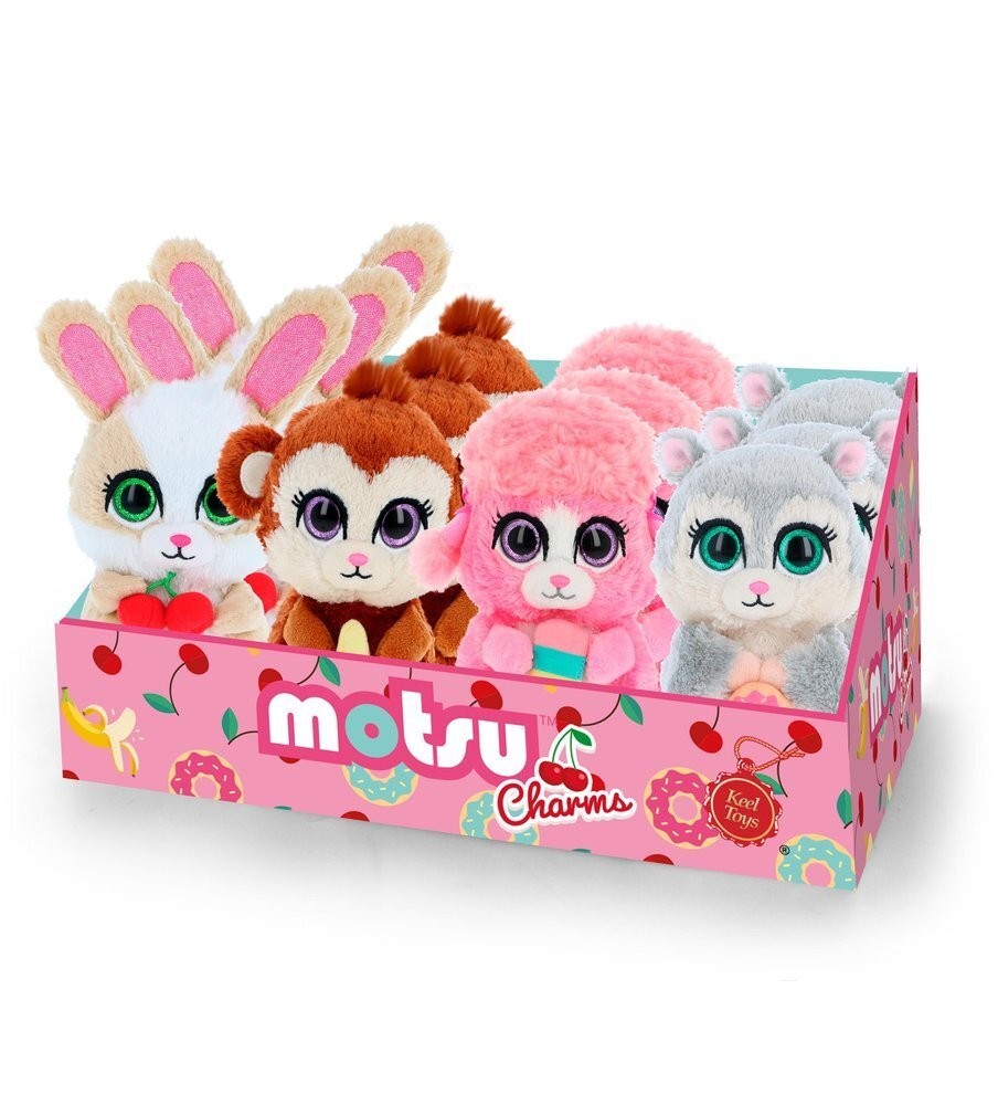 Peluche Sortido Motsu Charms - Keel Toys