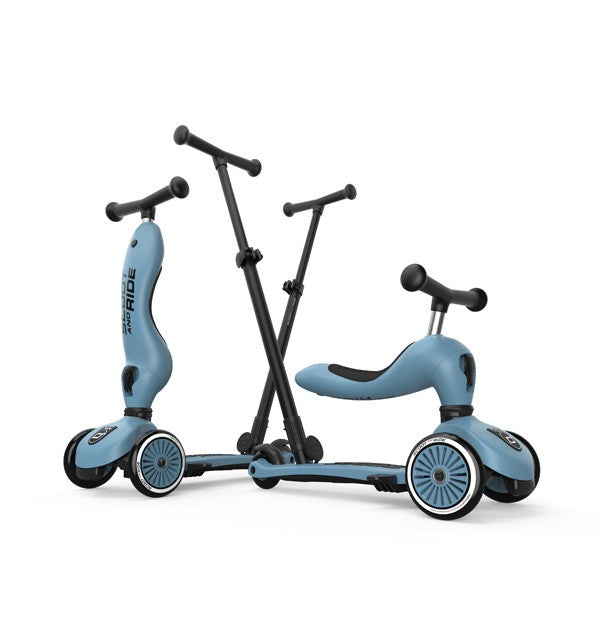 Trotinete Scoot&Ride 1 Push&Go Steel 1-5 anos - Highwaykick