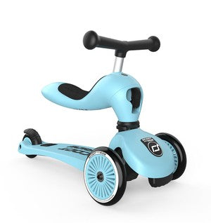 Trotinete Scoot&Ride One Azul Mirtilo 1-5 anos - Highwaykick