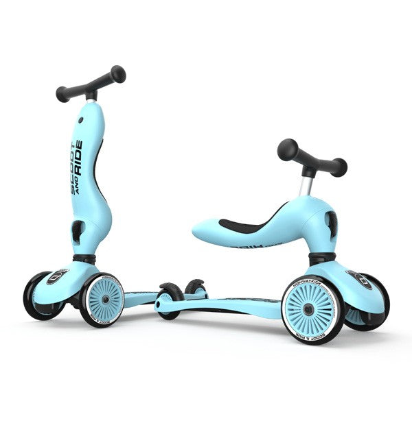 Trotinete Scoot&Ride One Azul Mirtilo 1-5 anos - Highwaykick