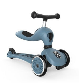 Trotinete Scoot&Ride One Azul Steel 1-5 anos - Highwaykick