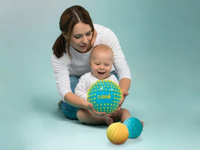 Conjunto 3 Bolas Sensoriais - Ludi