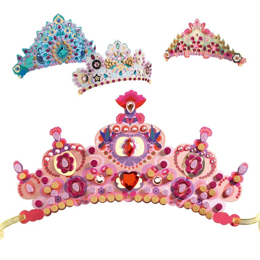 Jogo de Colorir: Cria as tuas Tiaras - Djeco