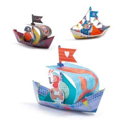 Jogo Origami: Barcos Flutuantes - Djeco