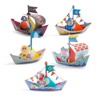 Jogo Origami: Barcos Flutuantes - Djeco