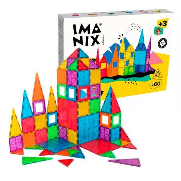 Conjunto Classic Imanix 60 peças - BrainToys