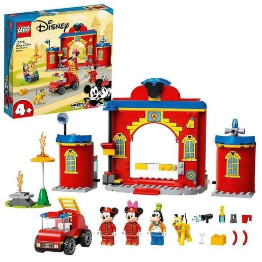 Lego Disney - Camião e Quartel  de Bombeiros do Mickey Mouse e Amigos