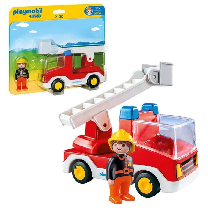 Playmobil 1.2.3 - Carro de Bombeiros