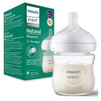 Biberão Vidro120ml Natural Response - Avent Philips