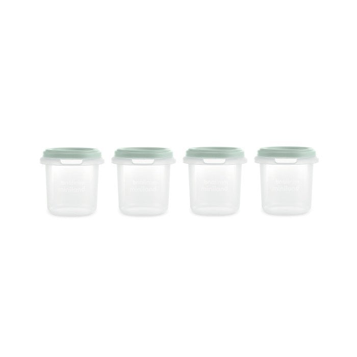Conjunto de 4 Caixas Herméticas Mint 200ml - Miniland