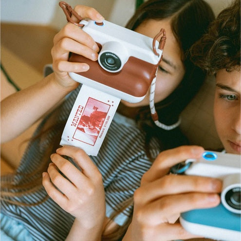 Kidywolf - Máquina Fotográfica com Impressão Vermelha KidyPrint