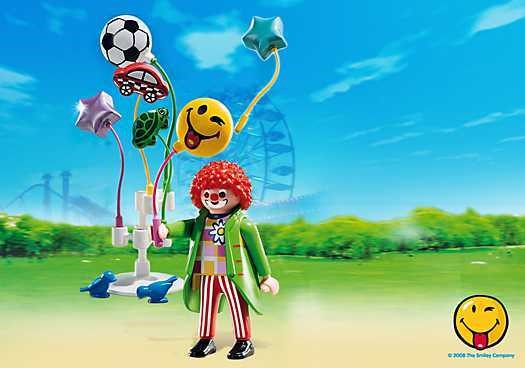 PLAYMOBIL - Vendedor de Balões "SmileyWorld" 4-10