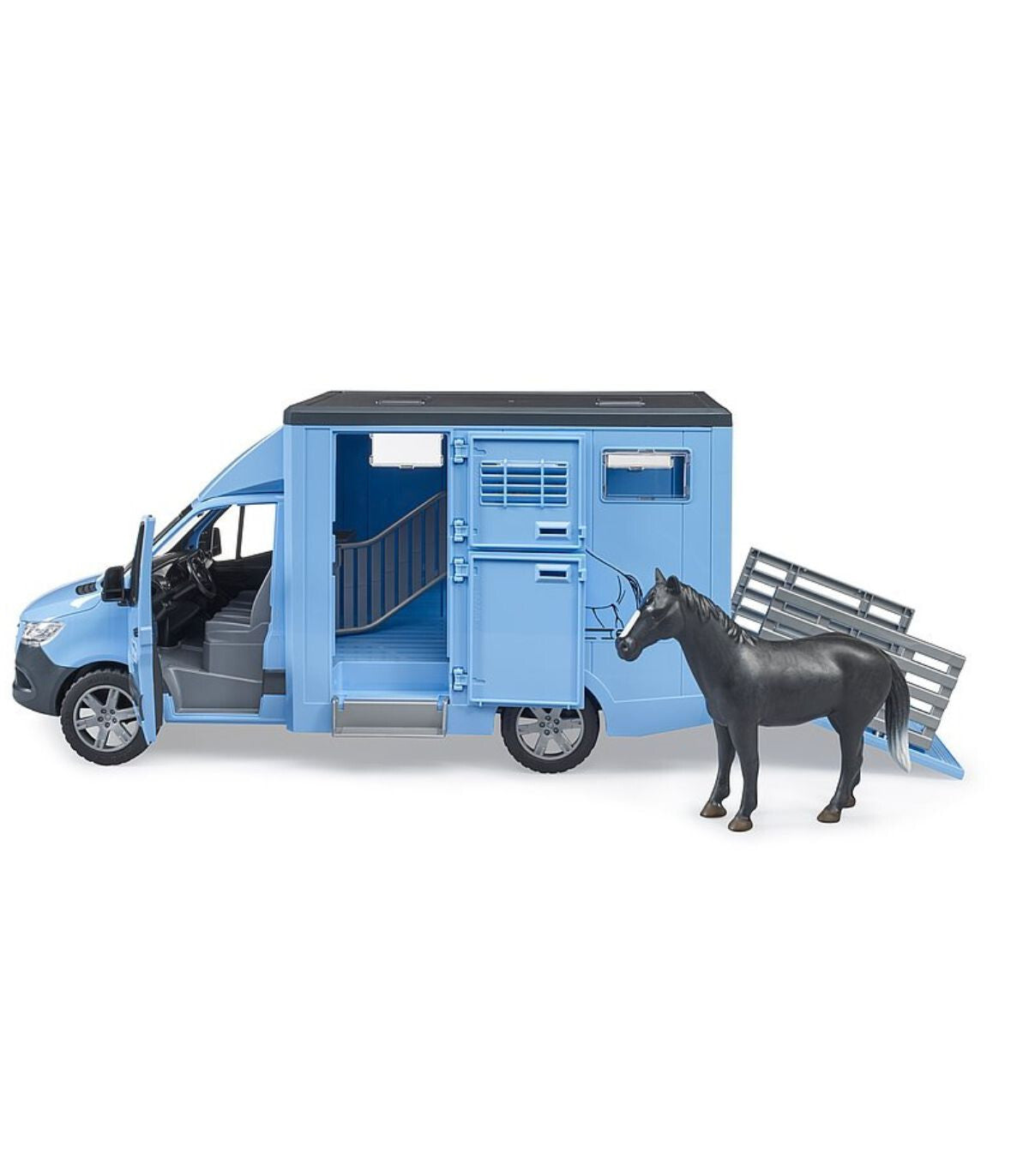 Carrinha Transporte Animais MB Sprinter c/Cavalo - Bruder