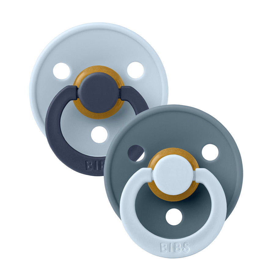 Conjunto 2 Chupetas Fusion Baby Blue/Petrol  0-6M - Bibs