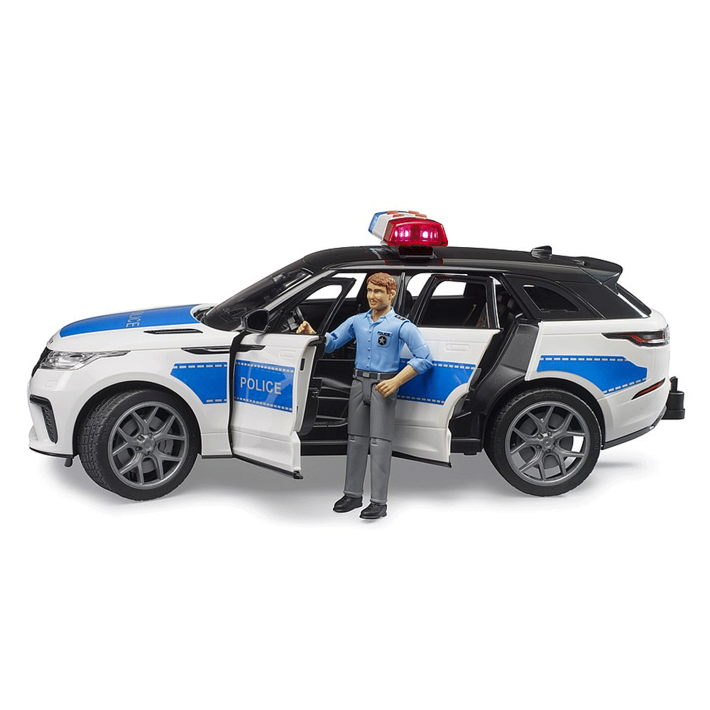 Jipe Range Rover Velar da Policia com Figura - Bruder