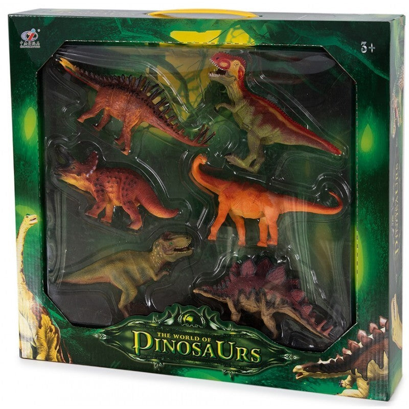 Toinsa - Conjunto de 6 Dinossauros