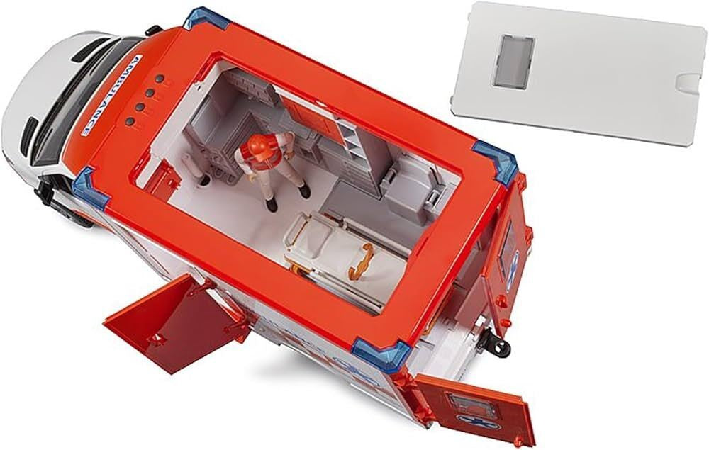 Bruder - Ambulância MB Sprinter c/Motorista Luz e Som