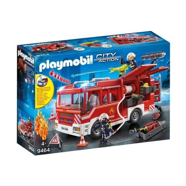 Playmobil City Action: Carro de Bombeiros com Luzes e Som