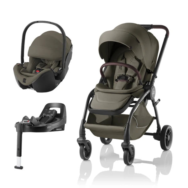 Britax Romer - Trio Rio + Baby-Safe Pro Lux Urban Olive + Base