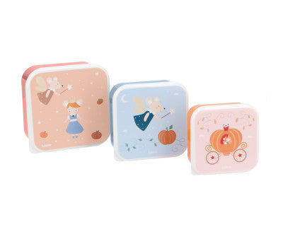 Tutete - Conjunto de 3 Lancheiras Mouse Fairies