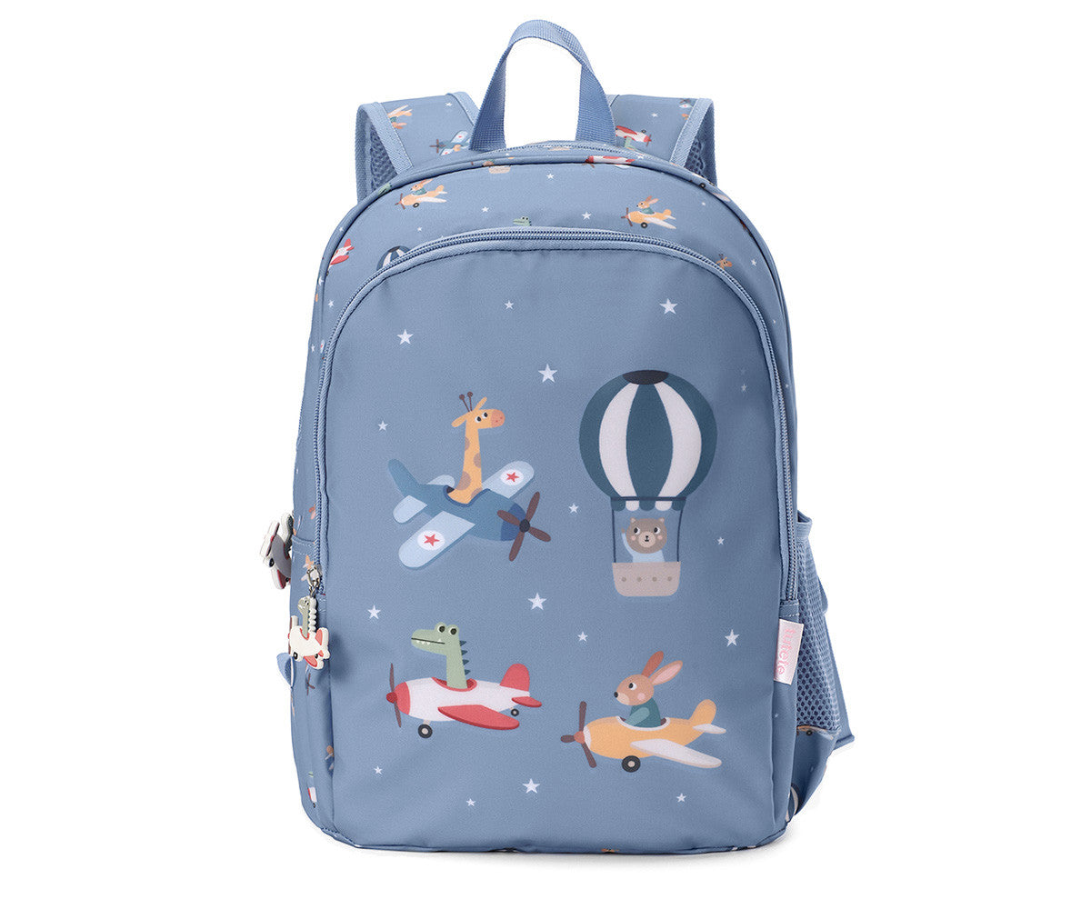 Tutete - Mochila média + Porte Chaves Aviões