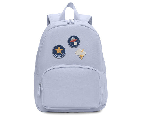 Tutete - Conjunto Mochila Azul Sky + Adesivos Space