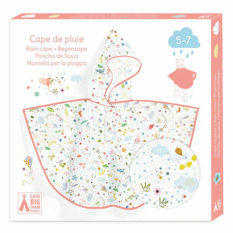 Capa de Chuva Flores 5-7A Djeco