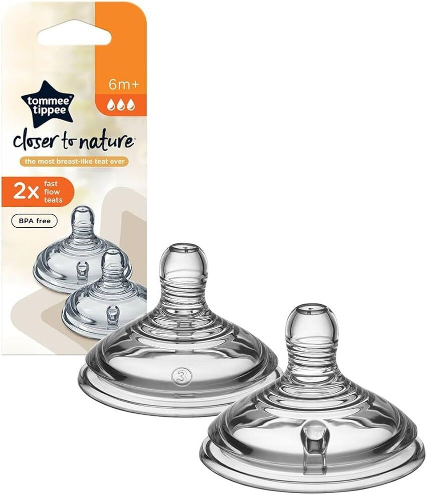 Tommee Tippee 2 Tetinas Closer To Nature Thick Flow ( 6m+)