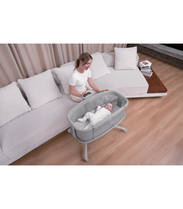 Olmitos - Berço Minicuna Co Sleeeping Dark Grey