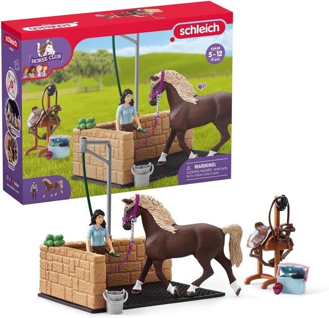 Schleich - Set de Lavagem de Cavalos Club Emil