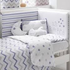 Colcha e protetor de berço de 60x120cm Nordic Azul Petit Praia