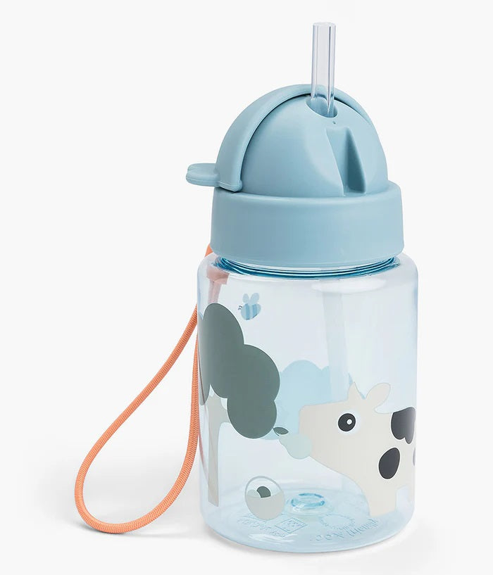 Garrafa com Palhinha Tiny Farm 280ml - Done By Deer
