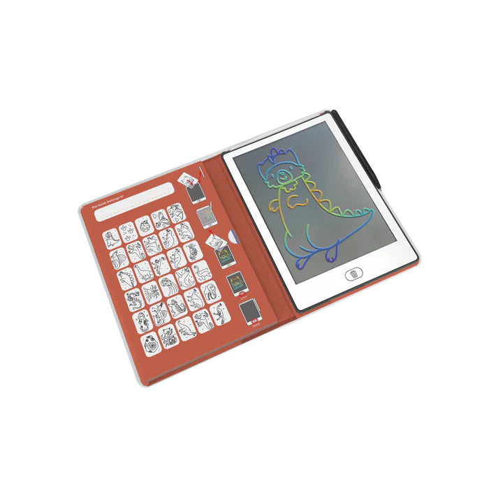 Bloco de Desenho com Ilustrações Dinossauros - Kidywolf