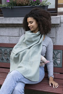 Doomoo - Musseline Avental Mom n Play Tetra Verde