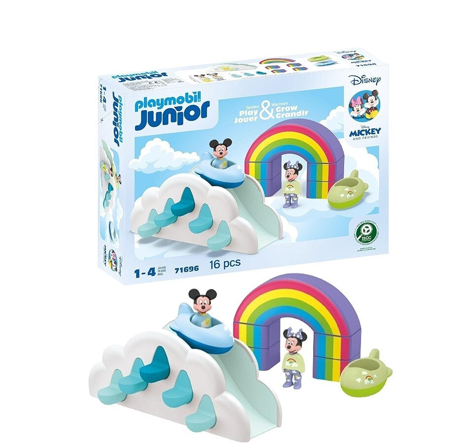 Playmobil 1.2.3 Disney - Casa do Mickey e da Minnie nas Nuvens