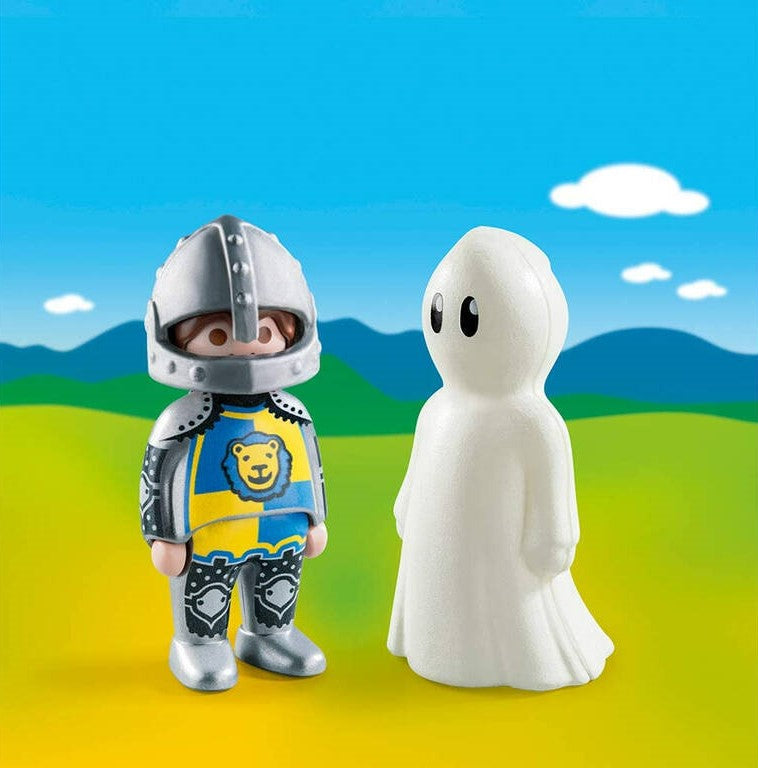 Playmobil 1.2.3 Cavaleiro com Fantasma