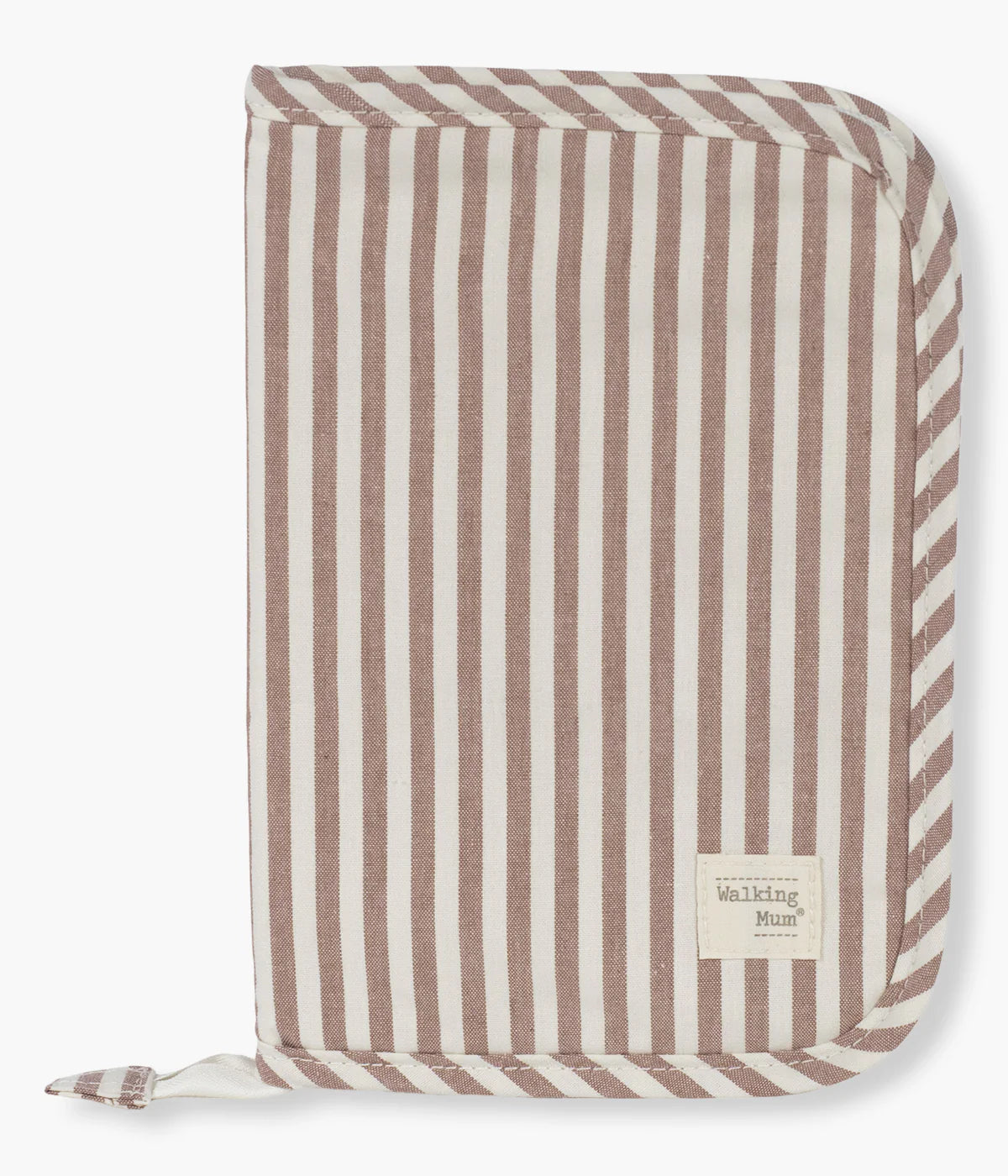 Walking Mum -  porta documentos Praliné Strips Moka