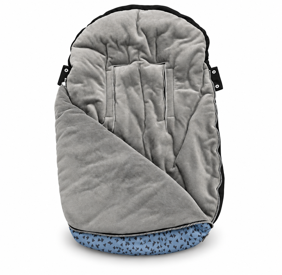 Pirulos - Saco quente para carrinho universal Street Velour - Azul