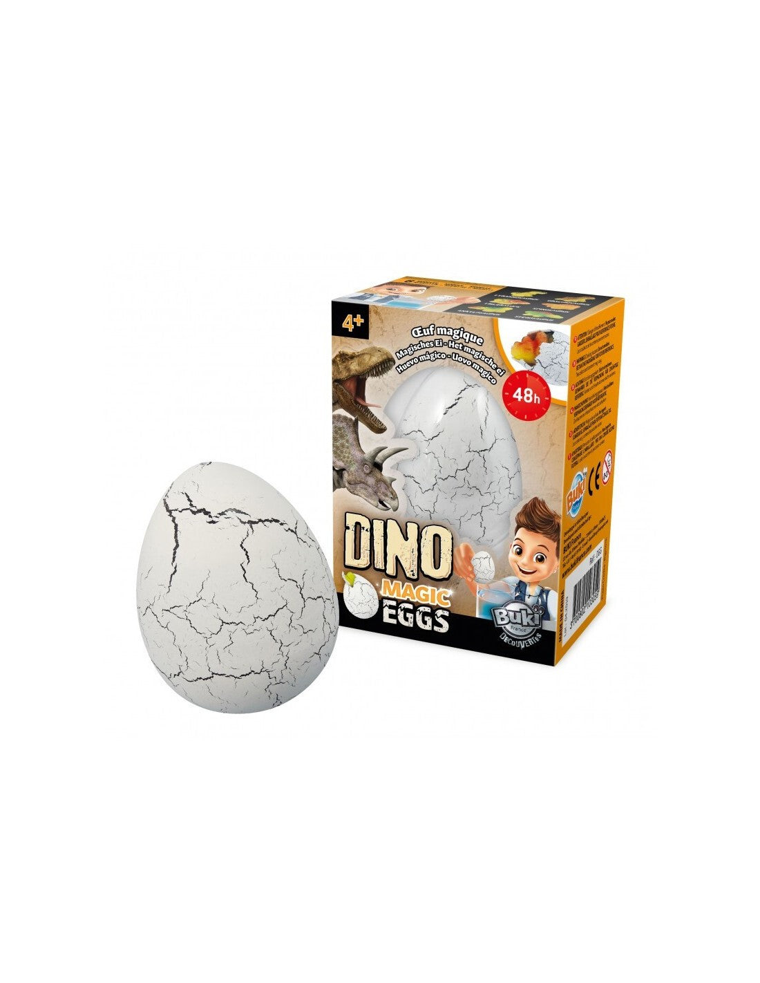 DDPL - Ovo Magico Dino p/Agua 6 cm