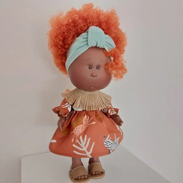 Boneca Mia Africana  Ruiva - Nines D' Onil