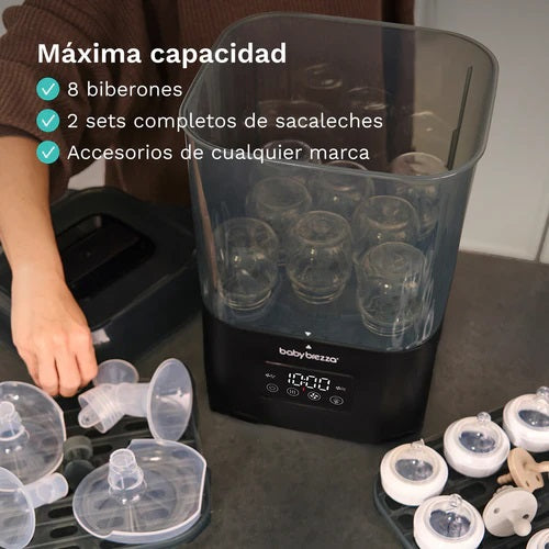 BabyBrezza - Esterilizador com Secagem SuperQuick 10 Min Black