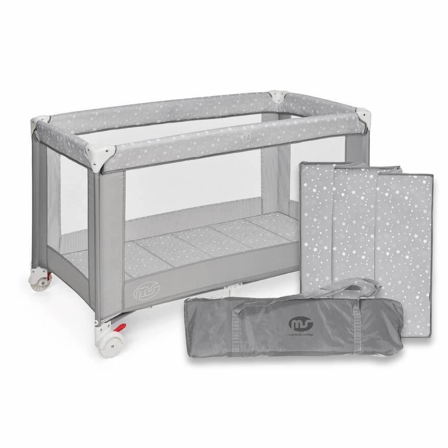 MS - Cama se Viagem Gris Estrelas