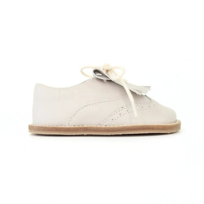 Sapato Carneirinhas em Pele Beige - Barebuds