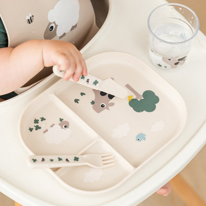 Done by Deer  - Conjunto de Talheres Tiny Farm Sand