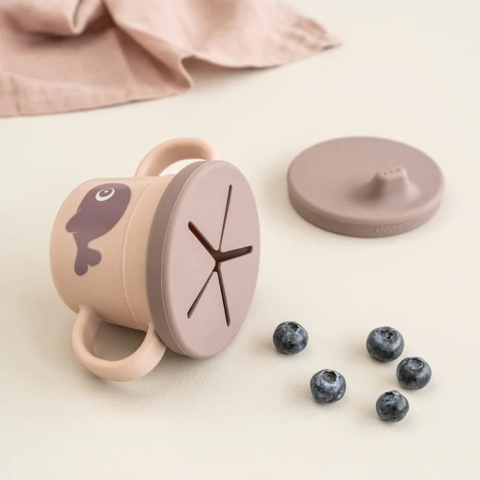 Copo Taça Snack em Silicone Wally Powder - Done by Deer
