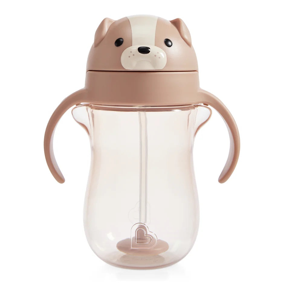 Munchkin - Copo com palhinha Cãozinho 296ml