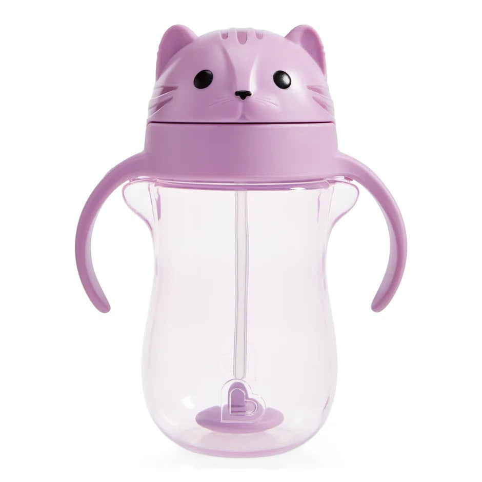 Munchkin - Copo com palhinha Gatinho 296ml