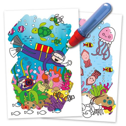 Galt - Livro de Pintar com Água Water Magic Under The Sea