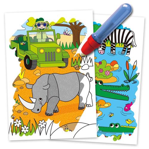 Galt - Livro de Pintar com Água Water Magic Safari